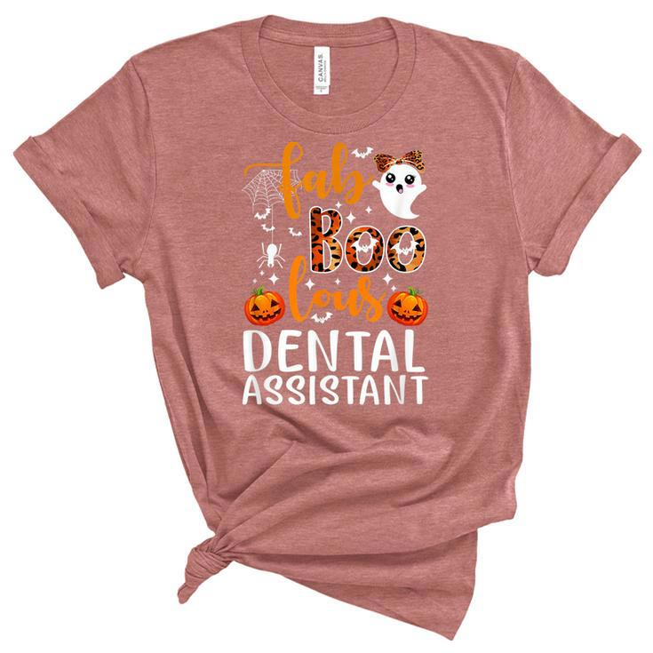 Faboolous Dental Assistant Funny Dental Assistant Halloween  Unisex Crewneck Soft Tee