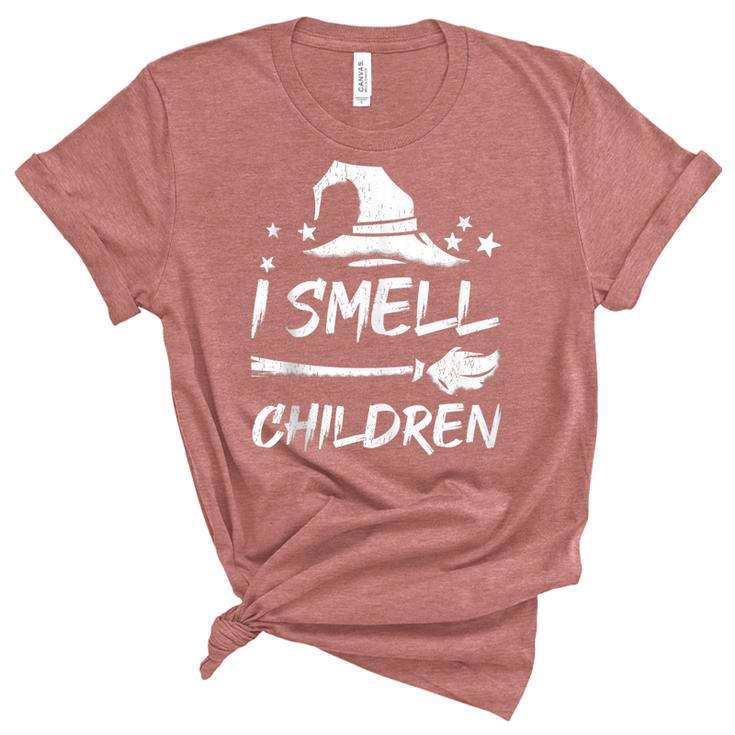 Funny I Smell Children Witch Halloween Costume Unisex Crewneck Soft Tee