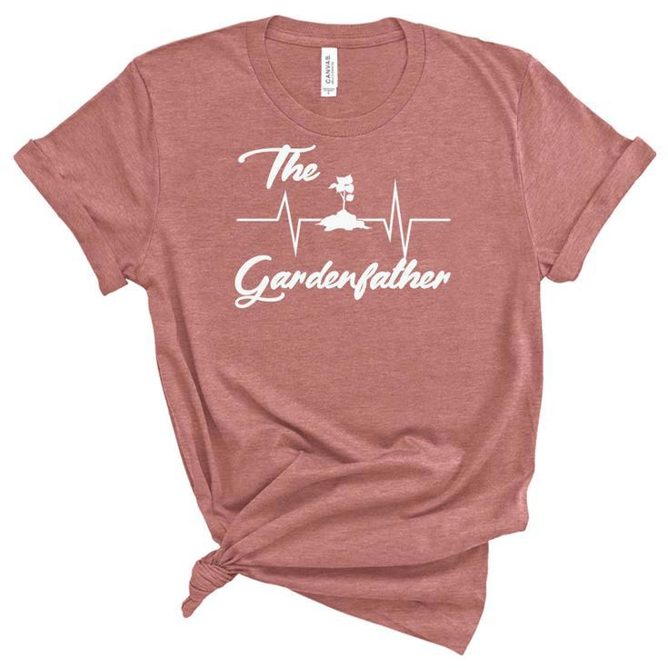 Gardening The Gardenfather Heart Beat With Tree Women's Short Sleeve T-shirt Unisex Crewneck Soft Tee