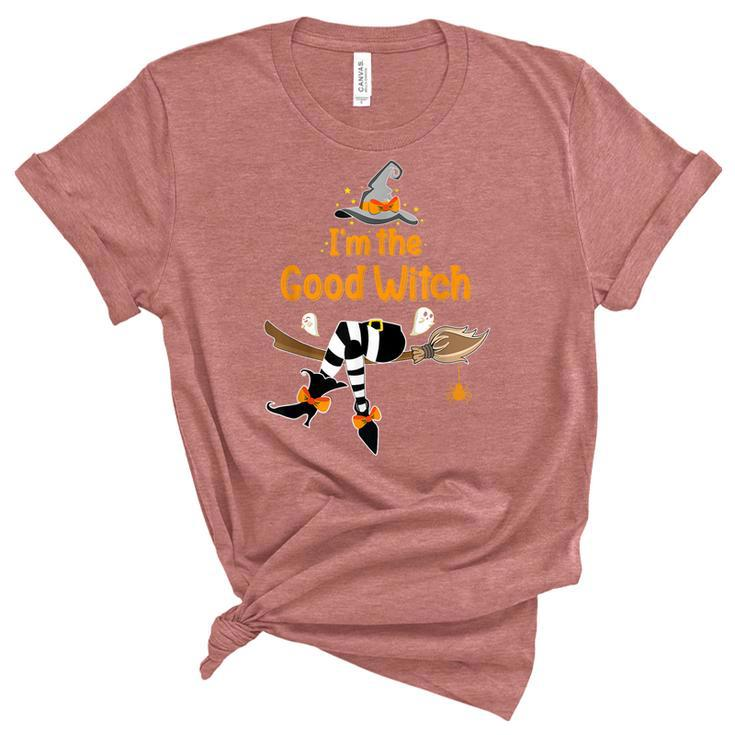 Im The Good Witch Funny Halloween Matching Group Costume  Unisex Crewneck Soft Tee
