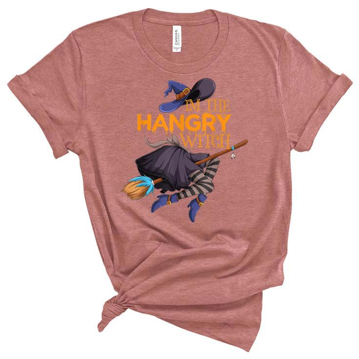 Im The Hangry Witch Halloween Matching Group Costume  Unisex Crewneck Soft Tee