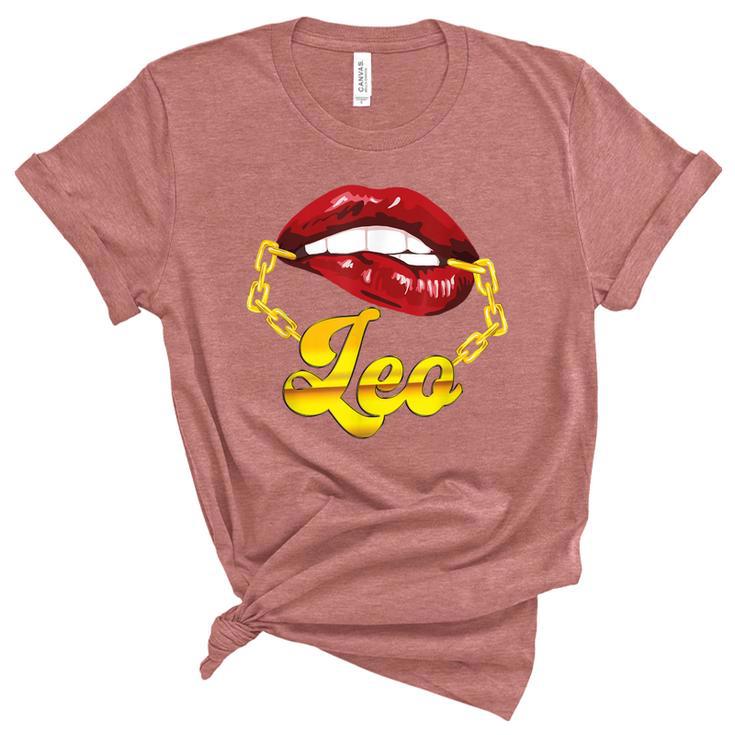 Leo Zodiac Sign Astrology Birthday Horoscope   Unisex Crewneck Soft Tee