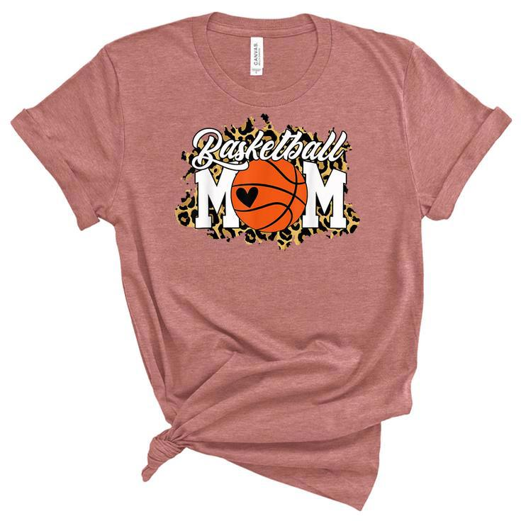Mothers Day Gift Basketball Mom  Mom Game Day Outfit  Women's Short Sleeve T-shirt Unisex Crewneck Soft Tee