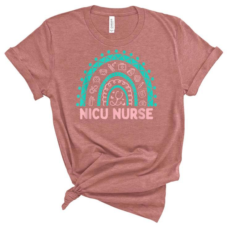Nicu Nurse Rn Neonatal Intensive Care Nursing  Unisex Crewneck Soft Tee