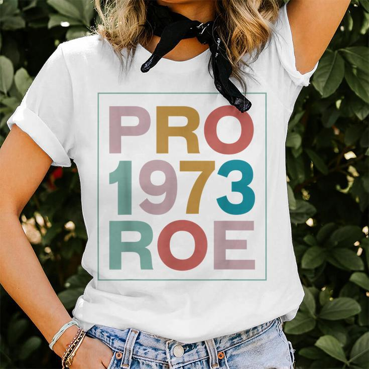 Retro 1973 Pro Roe Pro Choice Feminist Womens Rights Unisex Crewneck Soft Tee