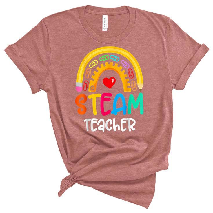 Steam Teacher Squad Team Crew Back To School Stem Special  Unisex Crewneck Soft Tee