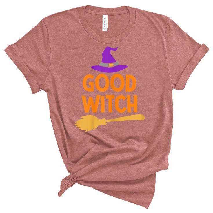 Womens Good Witch Women Halloween  Funny Witch Halloween  Unisex Crewneck Soft Tee