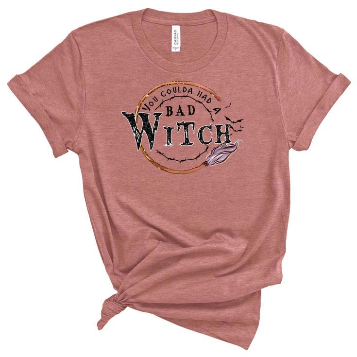 Hallowen Be Magical Witch You Could Had A Bad Witch Women's Short Sleeve T-shirt Unisex Crewneck Soft Tee