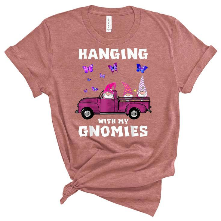 Hanging With My Gnomies Funny Halloween Costume Kids Adults  Unisex Crewneck Soft Tee