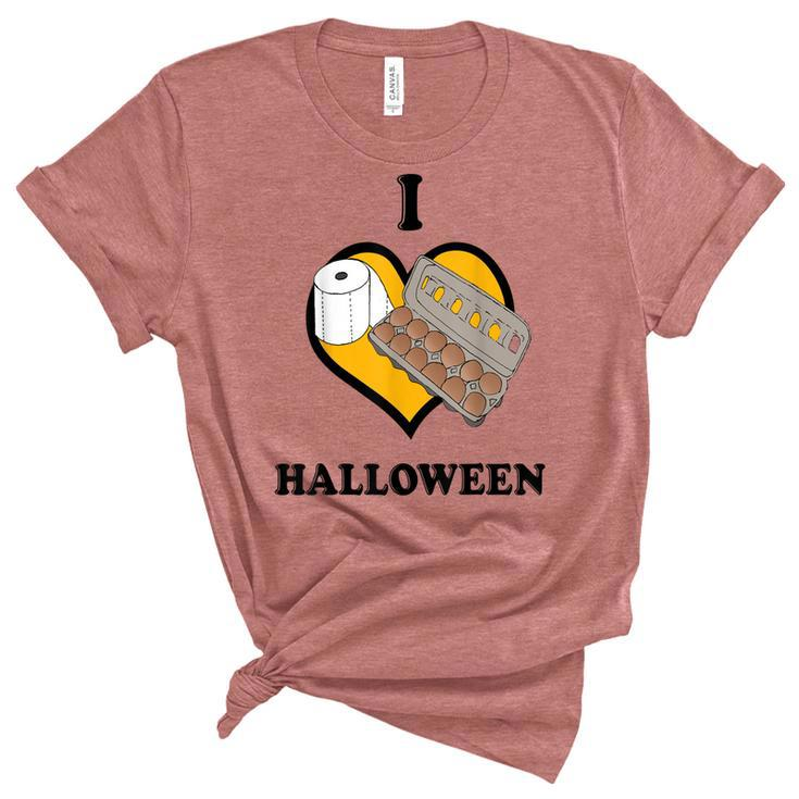 I Love Halloween Funny Meme Instant Costume Quarantine  Unisex Crewneck Soft Tee
