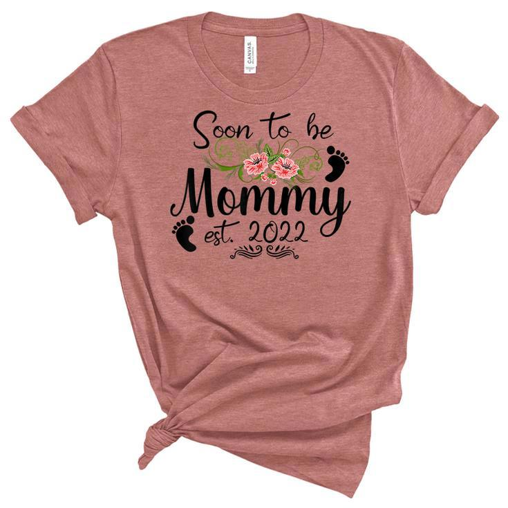 Soon To Be Mommy 2022 Mothers Day First Time Mom Pregnancy  Women's Short Sleeve T-shirt Unisex Crewneck Soft Tee
