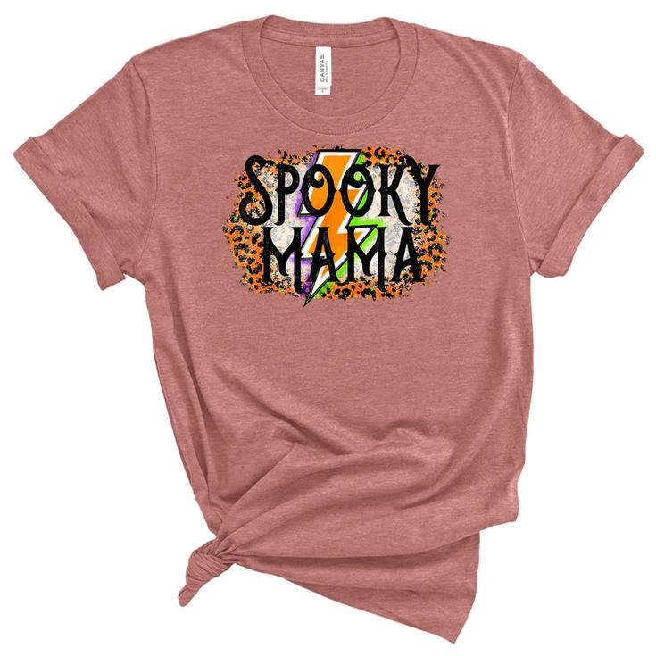Spooky Mama Halloween Mama Mini Family Matching Costume  Unisex Crewneck Soft Tee