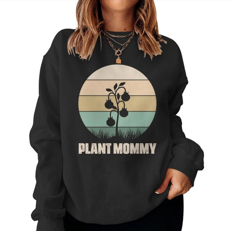 Gardening Plant Mommy Plant Tree Design Women Crewneck Graphic Sweatshirt