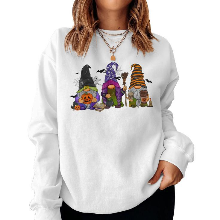 Gnomes Halloween Costumes For Women Funny Outfits Matching  Women Crewneck Graphic Sweatshirt