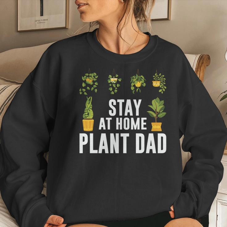 Gardening Stay At Home Plant Dad Idea Gift Women Crewneck Graphic Sweatshirt Gifts for Her