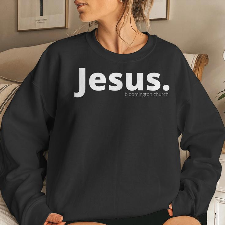 Jesus Period Women Crewneck Graphic Sweatshirt Gifts for Her