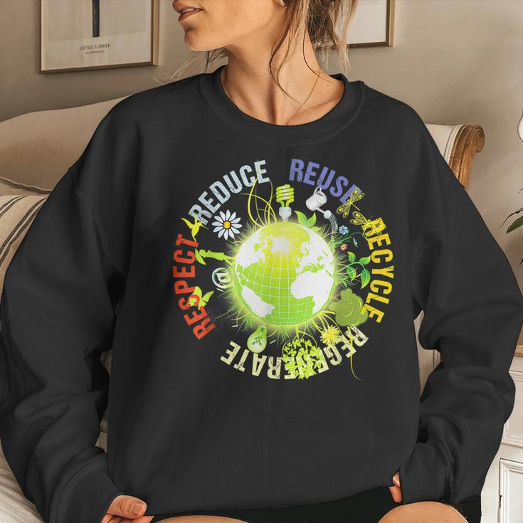 Love World Earth Day 2022 Mother Earth Day Everyday  V2 Women Crewneck Graphic Sweatshirt Gifts for Her