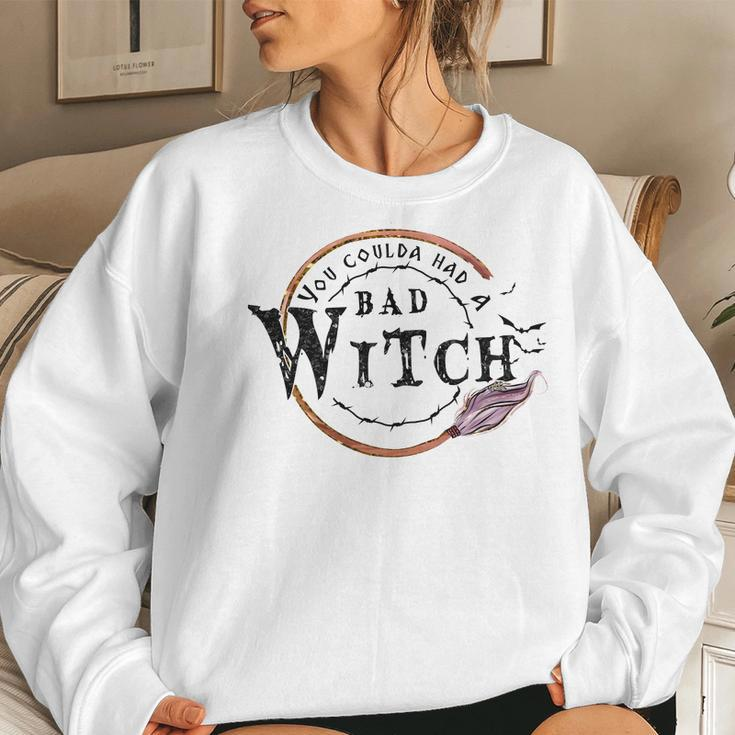 Hallowen Be Magical Witch You Could Had A Bad Witch Women Crewneck Graphic Sweatshirt Gifts for Her