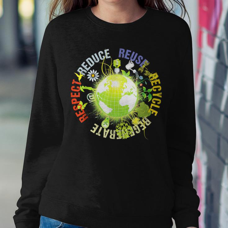 Love World Earth Day 2022 Mother Earth Day Everyday  V2 Women Crewneck Graphic Sweatshirt Personalized Gifts