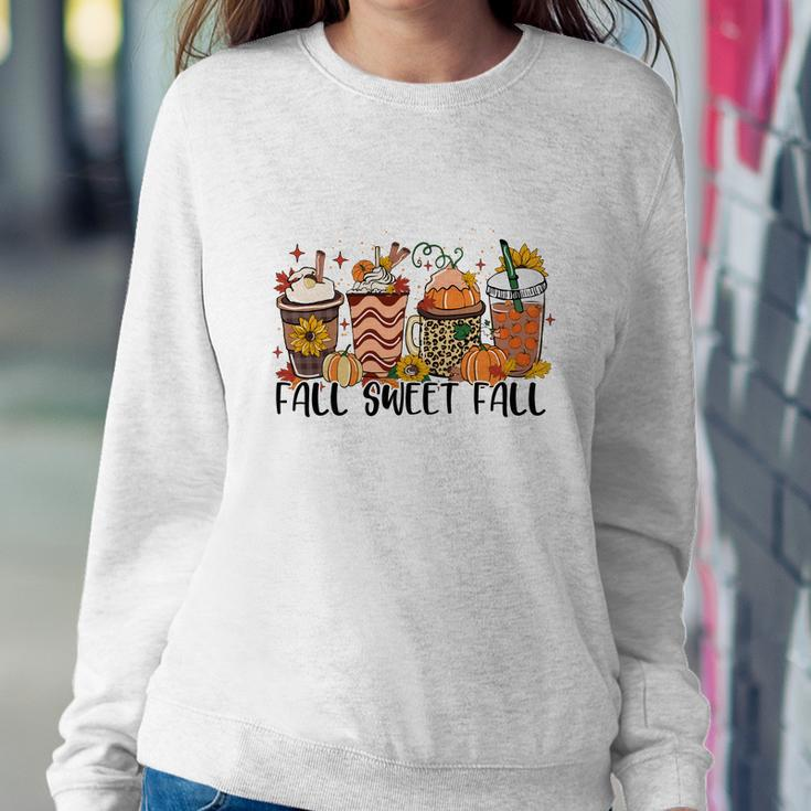 Fall Sweet Fall Thanksgiving Gifts Women Crewneck Graphic Sweatshirt Personalized Gifts