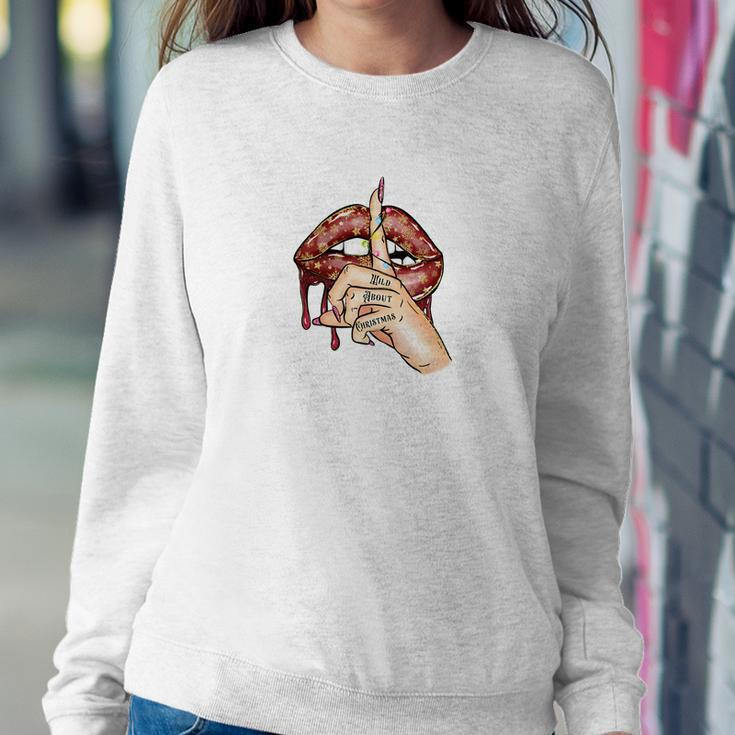 Wild About Christmas Women Crewneck Graphic Sweatshirt Funny Gifts