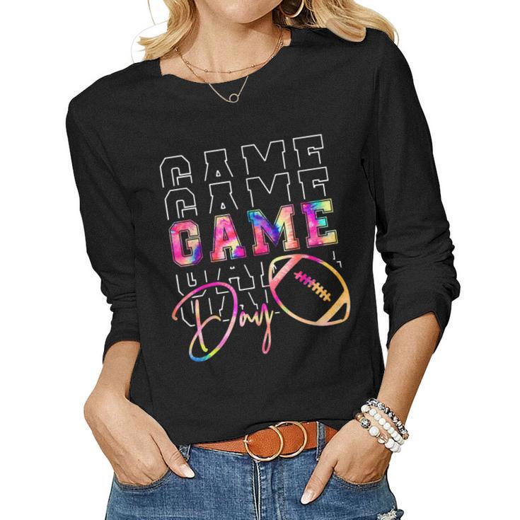 Football Is My Favorite Season T-Shirt For Women - Soft Game Day Tee - View #2
