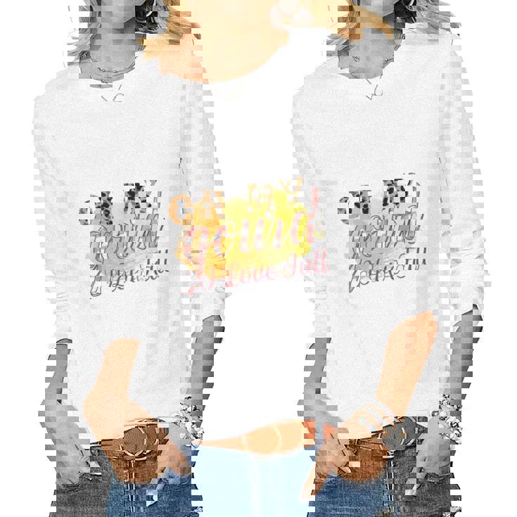 Oh My Gourd I Love Fall V2 Women Graphic Long Sleeve T-shirt