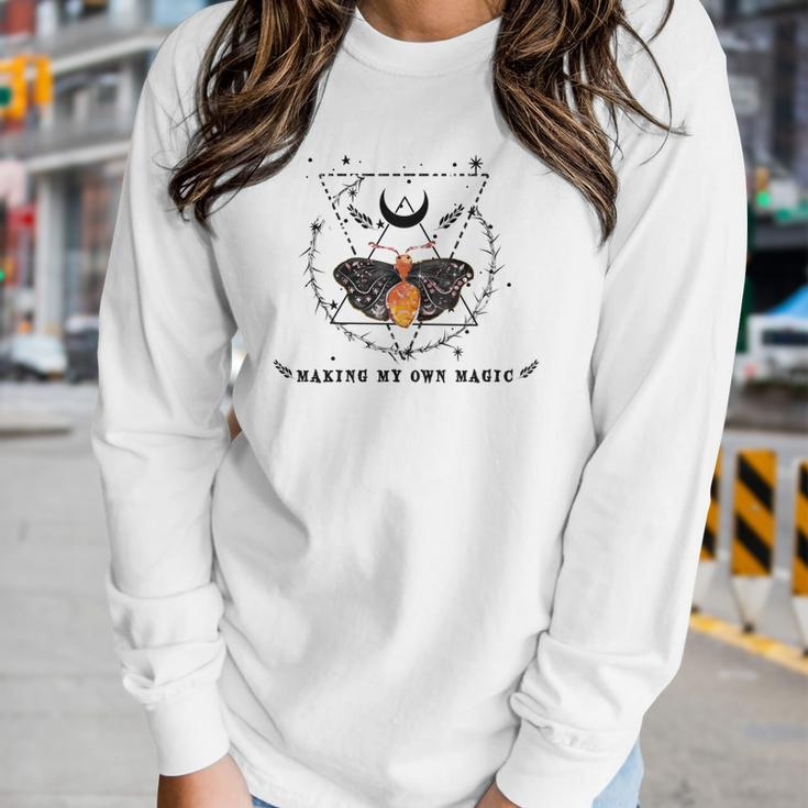 Hallowen Be Magical Witch Making My Own Magic Women Graphic Long Sleeve T-shirt Gifts for Her