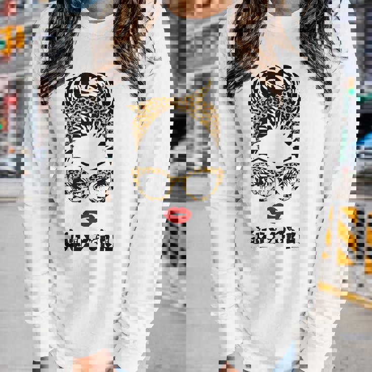 Womens Born In July Birthday Gift Leopard July Girl Women Graphic Long Sleeve T-shirt Gifts for Her