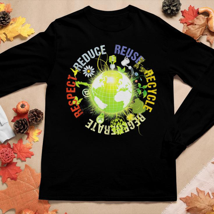 Love World Earth Day 2022 Mother Earth Day Everyday  V2 Women Graphic Long Sleeve T-shirt Personalized Gifts