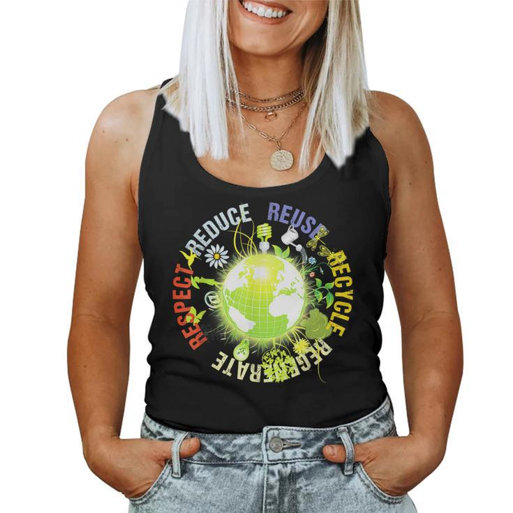 Love World Earth Day 2022  Mother Earth Day Everyday  V2 Women Tank Top Basic Casual Daily Weekend Graphic
