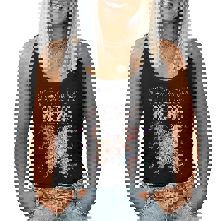 My Favorite People Call Me Mema Butterfly Mothers Day Women Tank Top Basic Casual Daily Weekend Graphic
