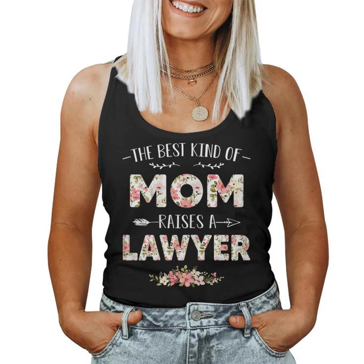 Womens Floral The Best Kind Of Mom Raises A Lawyer Cute Mothers Day  Women Tank Top Basic Casual Daily Weekend Graphic