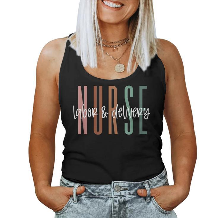 Womens Simple Labor And Delivery Nurse  L&D Nurse  Women Tank Top Basic Casual Daily Weekend Graphic