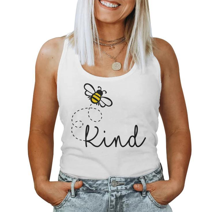Be Kind Womens  Bumble Bee Inspirational Teacher Love  Women Tank Top Basic Casual Daily Weekend Graphic