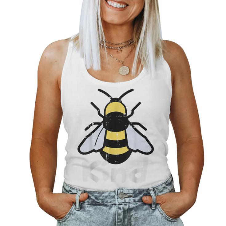 Bee Be Kind Kids Unity Day Orange Anti Bullying  Women Tank Top Basic Casual Daily Weekend Graphic