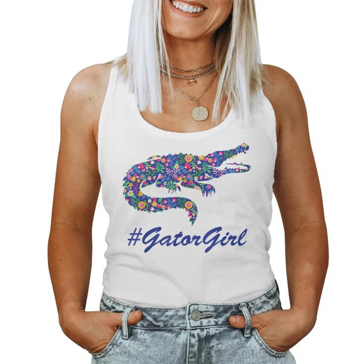 Gator Girl  Alligator Kids Women Crocodile  Women Tank Top Basic Casual Daily Weekend Graphic