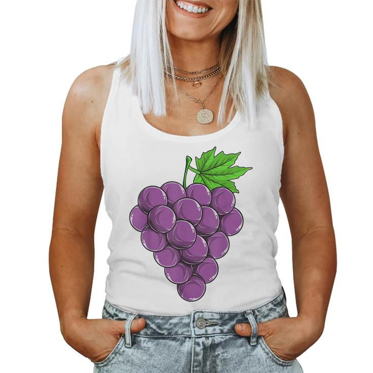 Grape Fruit Easy Lazy Diy Halloween Costume Women Girls Kids  Women Tank Top Basic Casual Daily Weekend Graphic