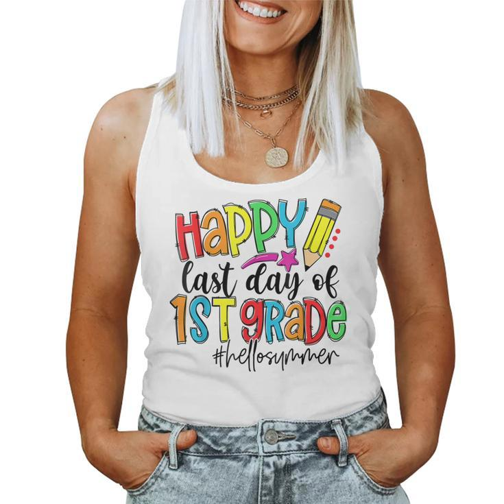 Hello Summer  Last Day Of School 1St Grade Teacher  Women Tank Top Basic Casual Daily Weekend Graphic