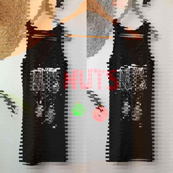 Chest Nuts ChristmasMatching Couple Chestnuts Women Tank Top Basic Casual Daily Weekend Graphic Personalized Gifts