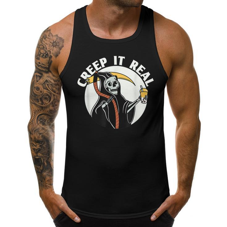 Creep It Real - Funny - Halloween  Men Tank Top Daily Basic Casual Graphic
