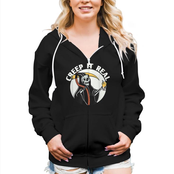Women Hoodie Casual Graphic Zip Up Hooded Sweatshirt