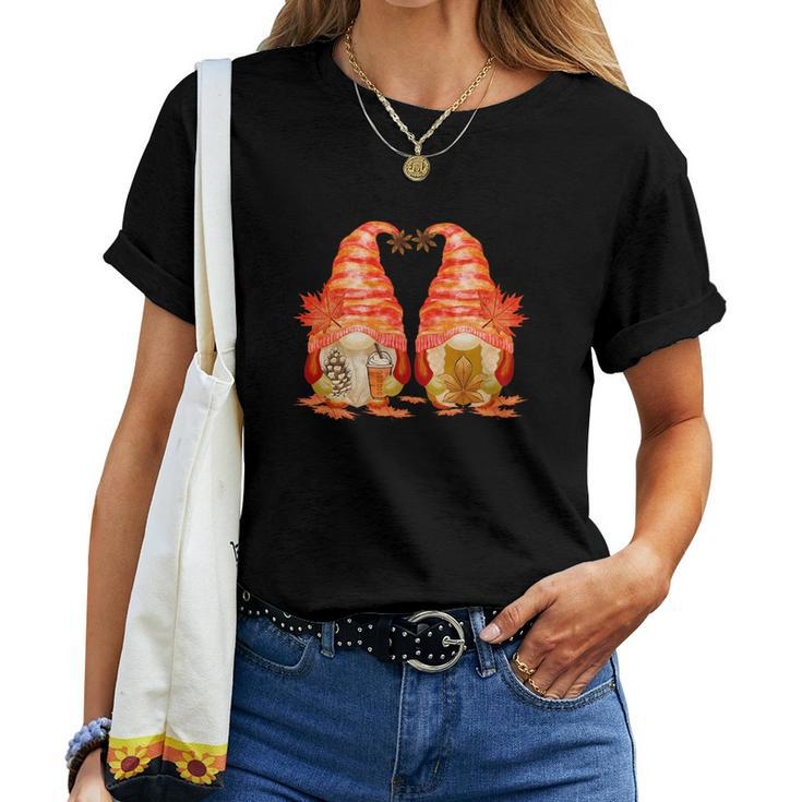 Fall Gnomes Couple Gift For You Women T-shirt