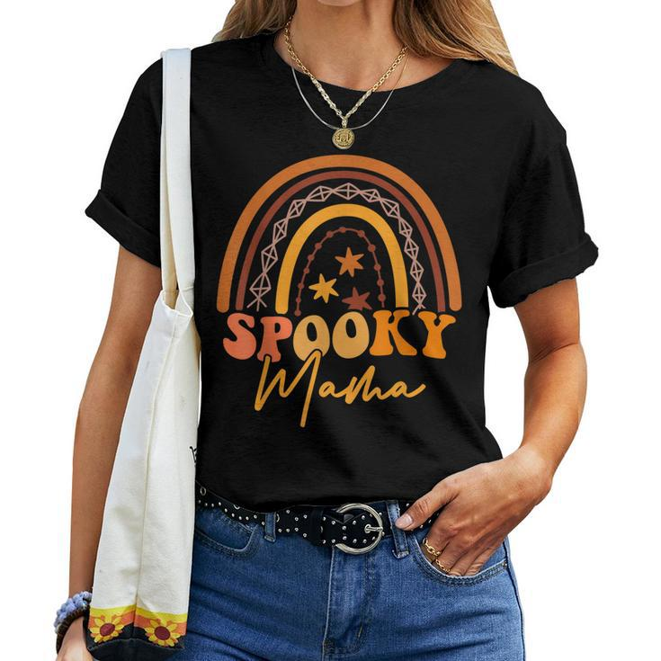 Rainbow Spooky Mama Spooky Mini Mommy And Me Halloween Women T-shirt