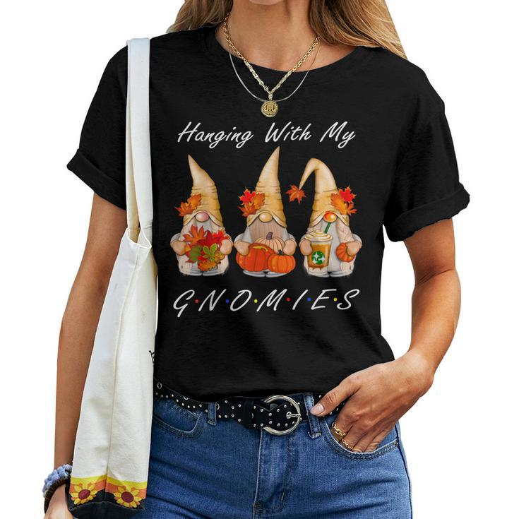 Thanksgiving For Women Gnome Gnomies Lover Women T-shirt