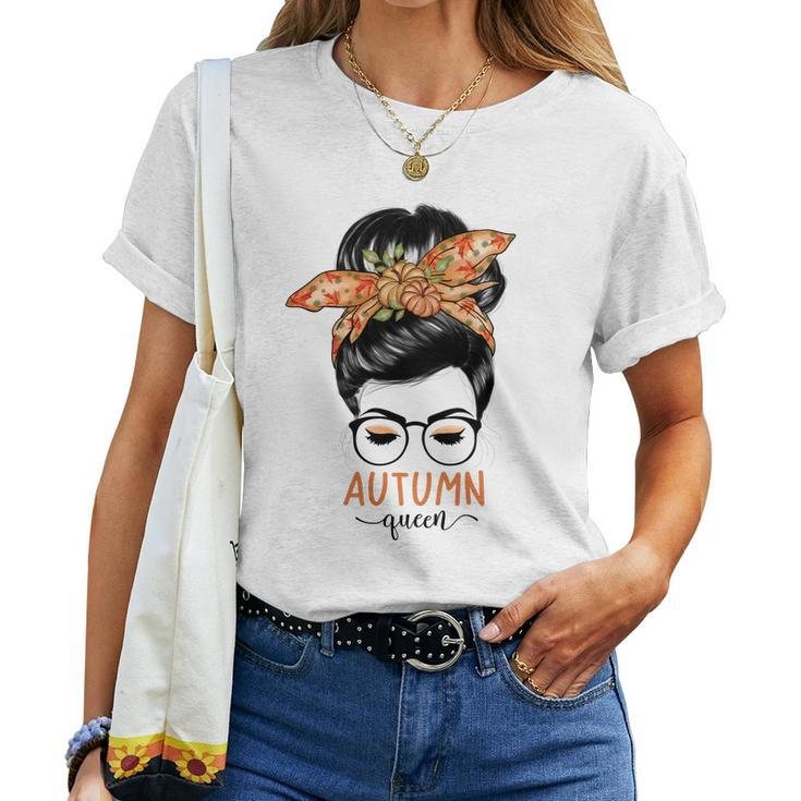 Cozy Autumn Fall Autumn Queen Awesome Gift For Girlfriend Women T-shirt