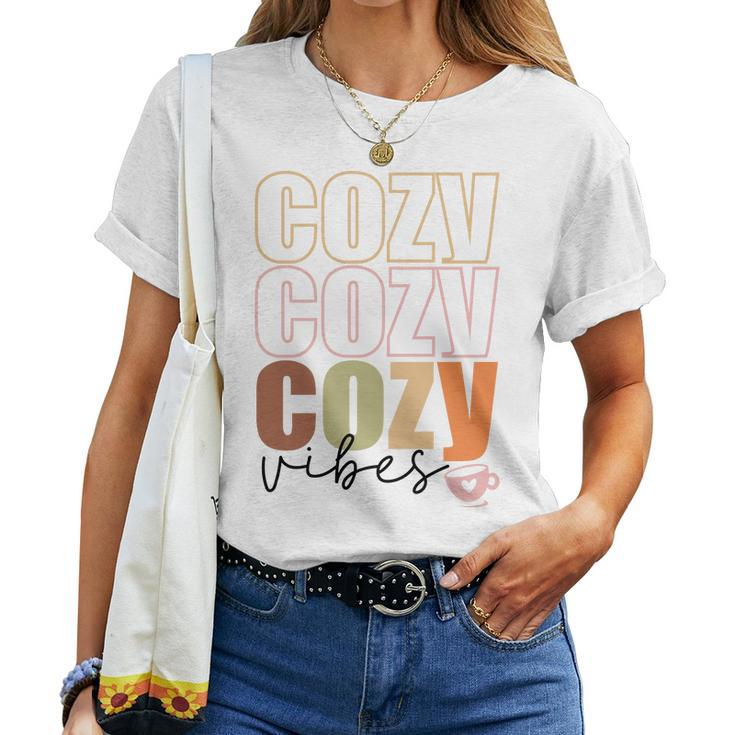 Cozy Vibes Warm Weather Fall Women T-shirt