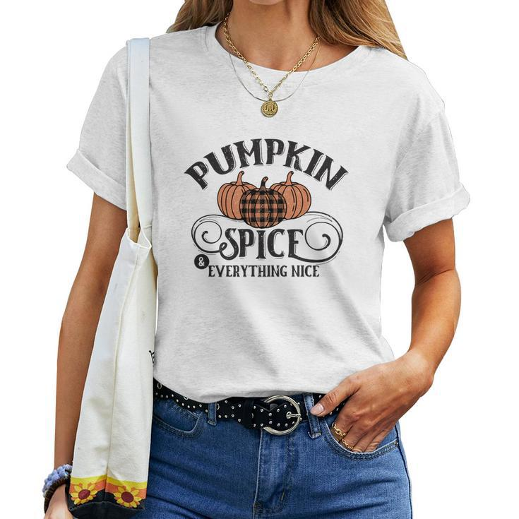 Fall Yall Pumpkin Spice And Everything Nice Women T-shirt