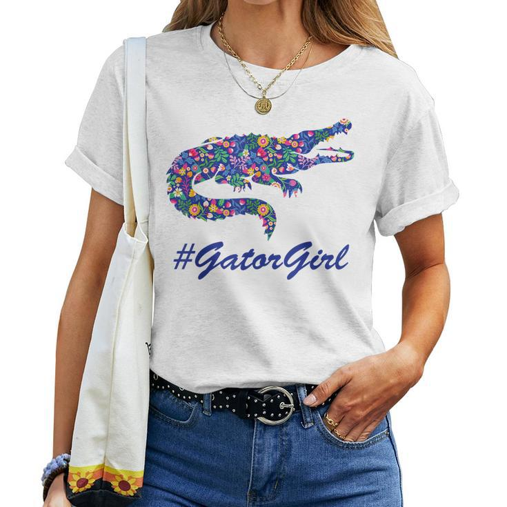 Gator Girl Alligator Women Crocodile Women T-shirt