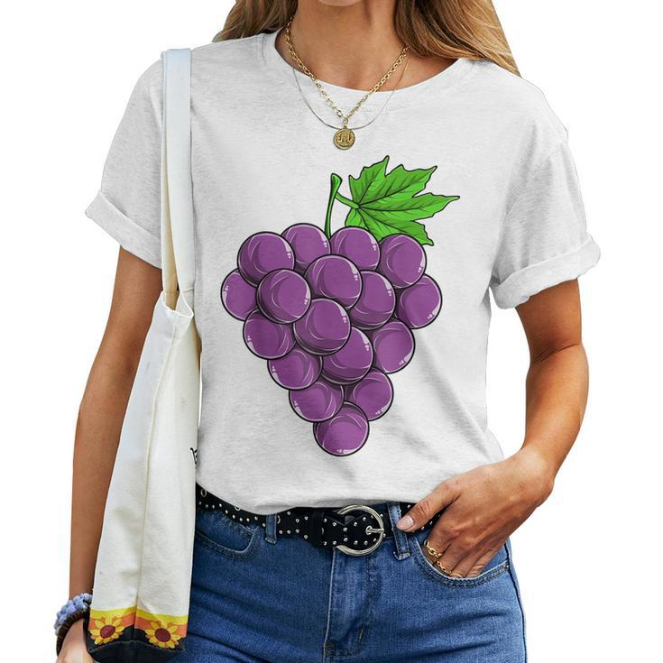 Grape Fruit Easy Lazy Diy Halloween Costume Women Girls Women T-shirt